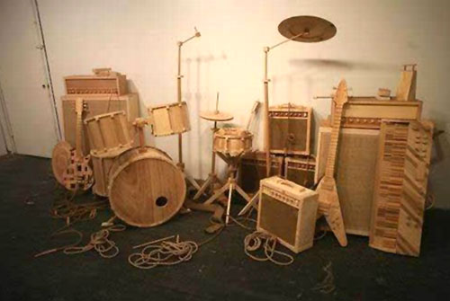 Wooden Drum Set