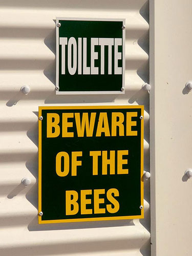 Beware of the Bees Sign