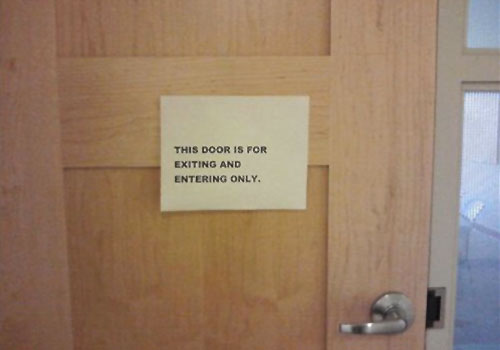 Door Rules Note