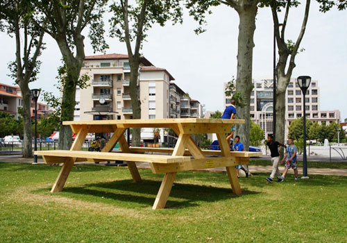 Giant Picnic Table In France