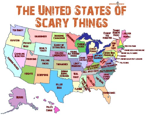 United States of Scary Map